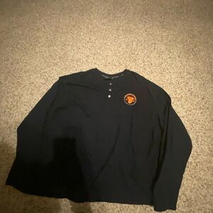Harley-Davidson Black Long Sleeve with Harley-Davison Orange Logo